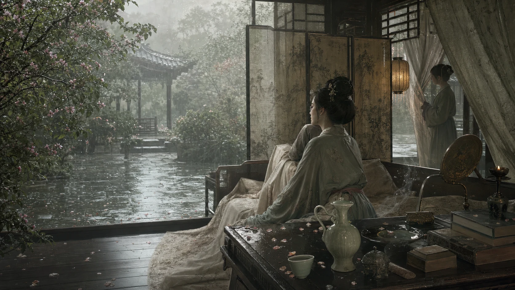 昨夜雨疏风骤