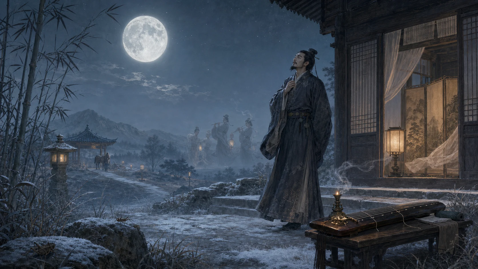 昨夜寒蛩不住鸣