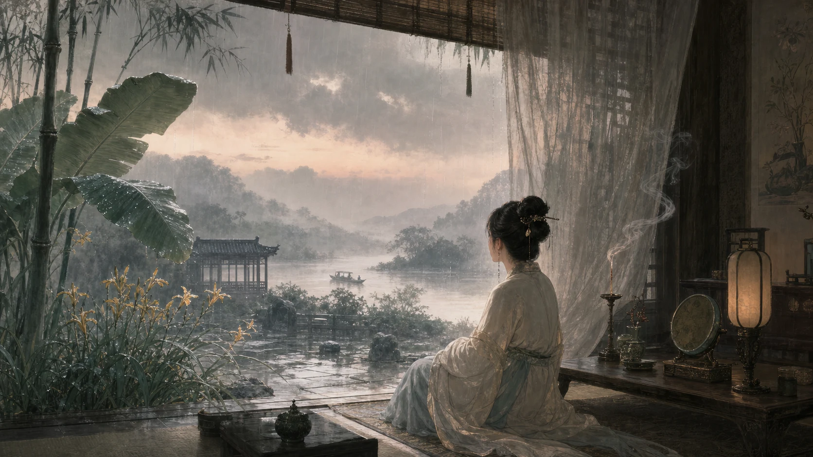 愁云淡淡雨潇潇