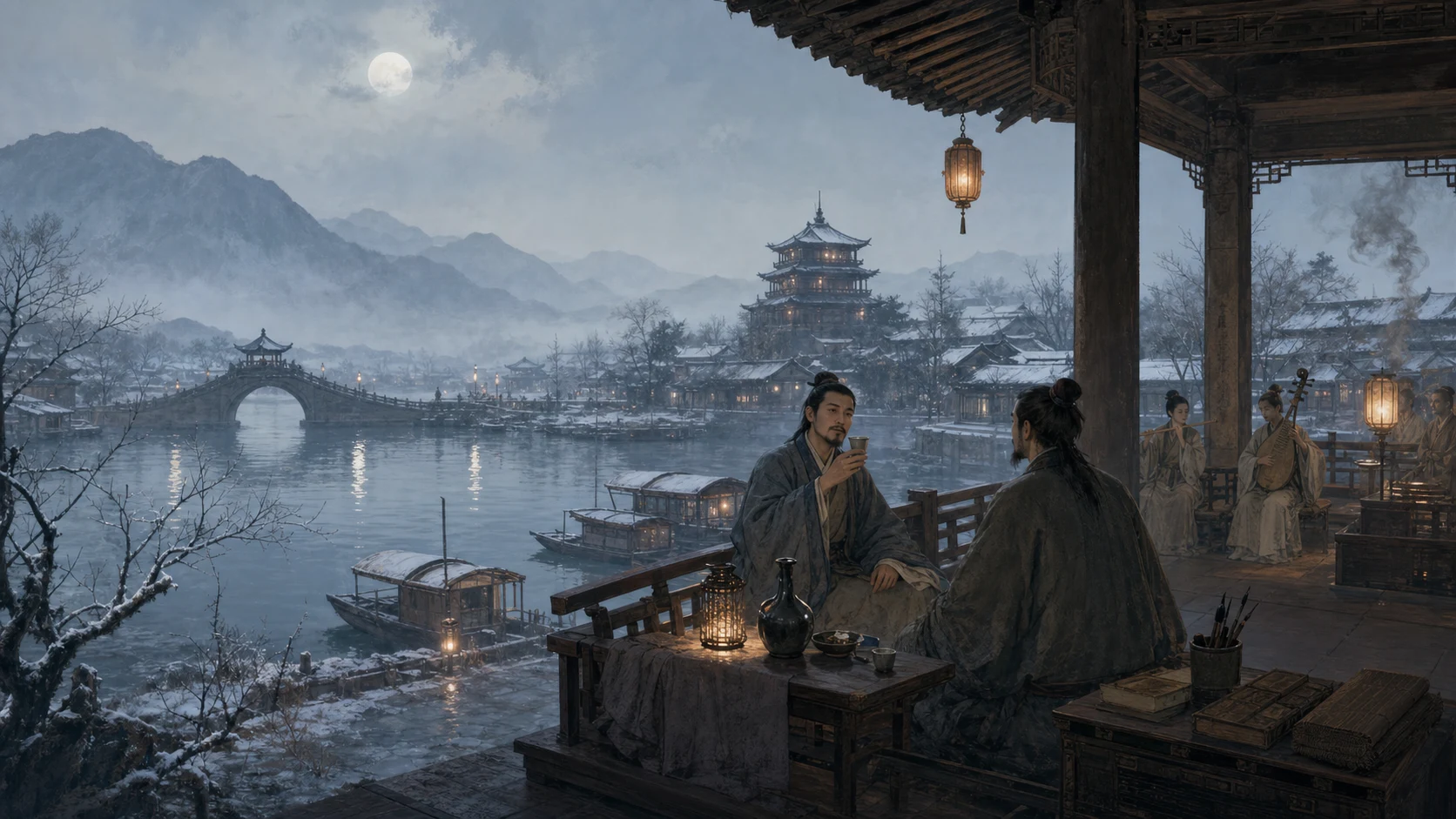 把酒长亭说
