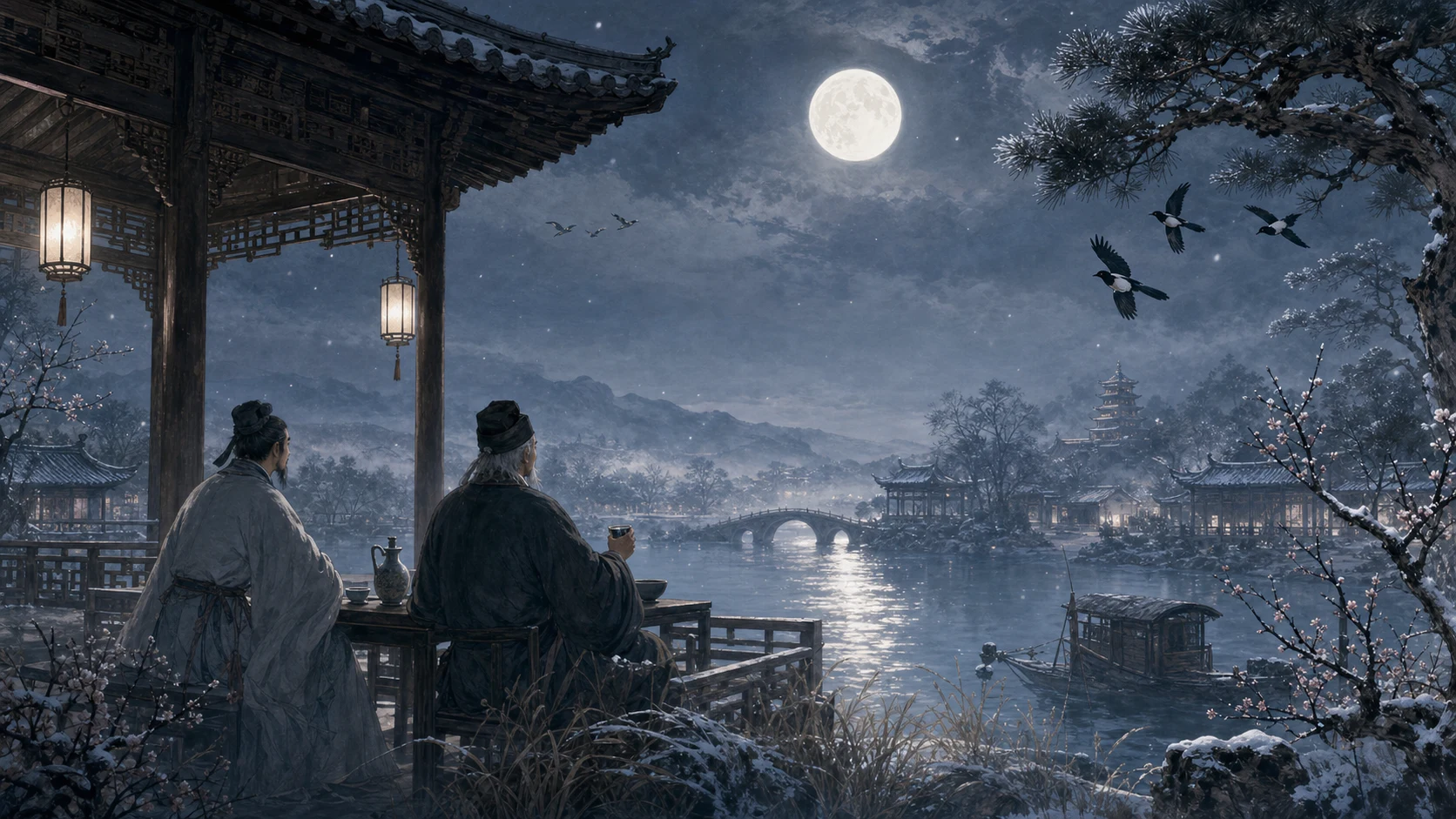 把酒长亭说