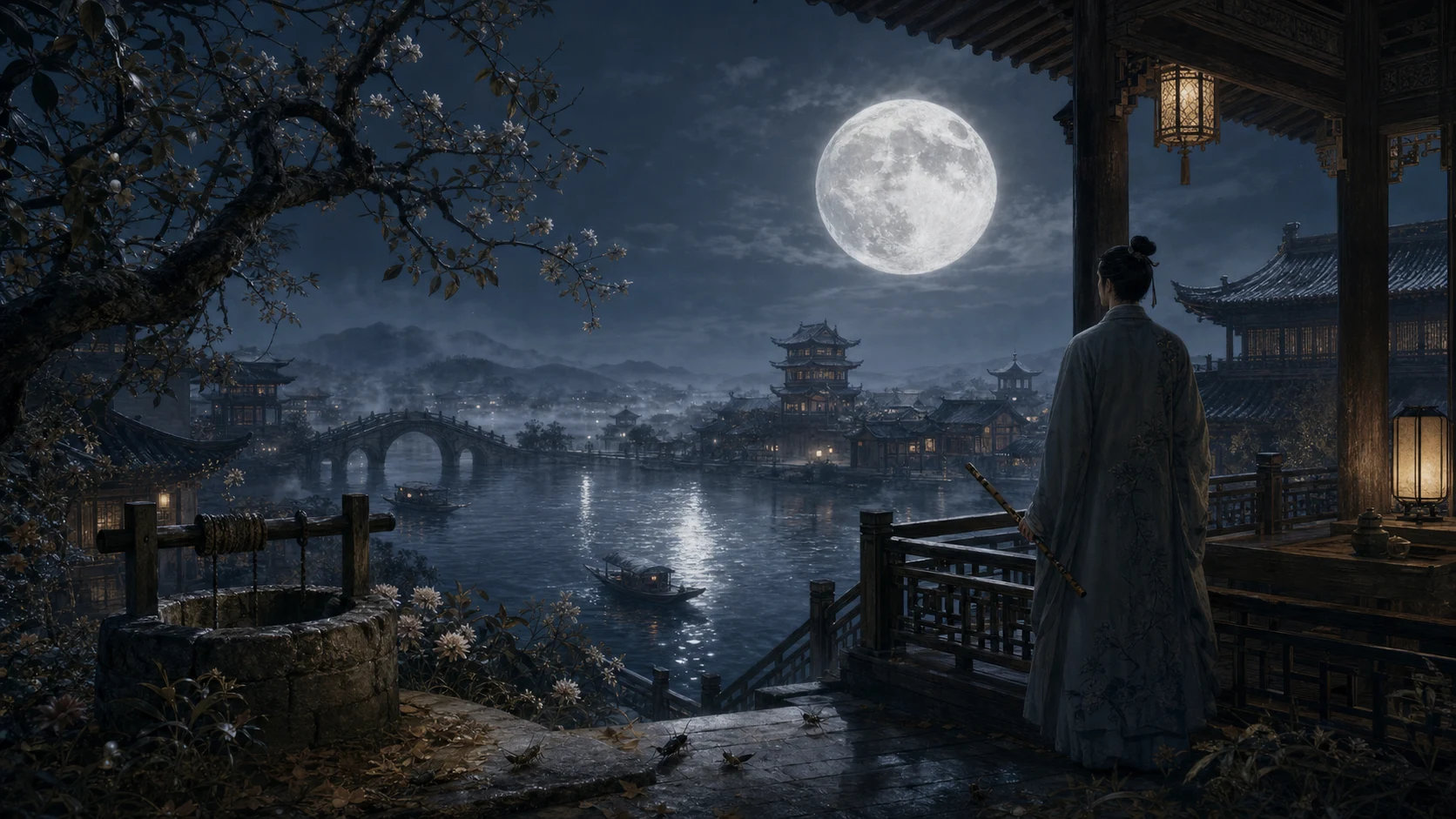 烟水阔