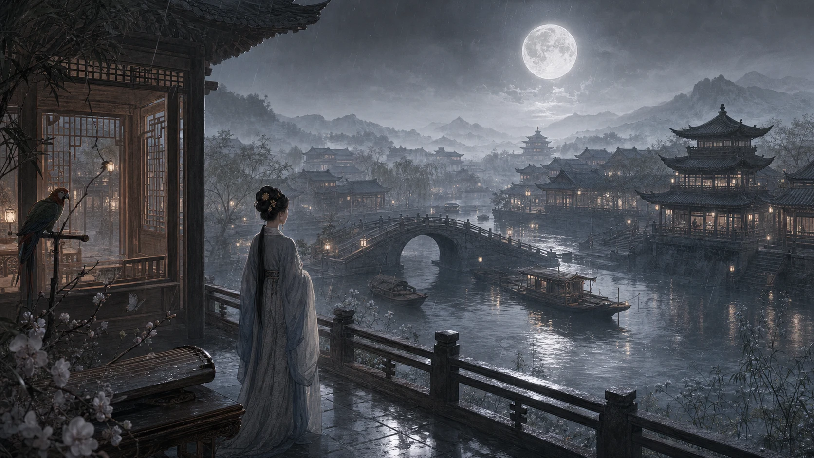 小院深深