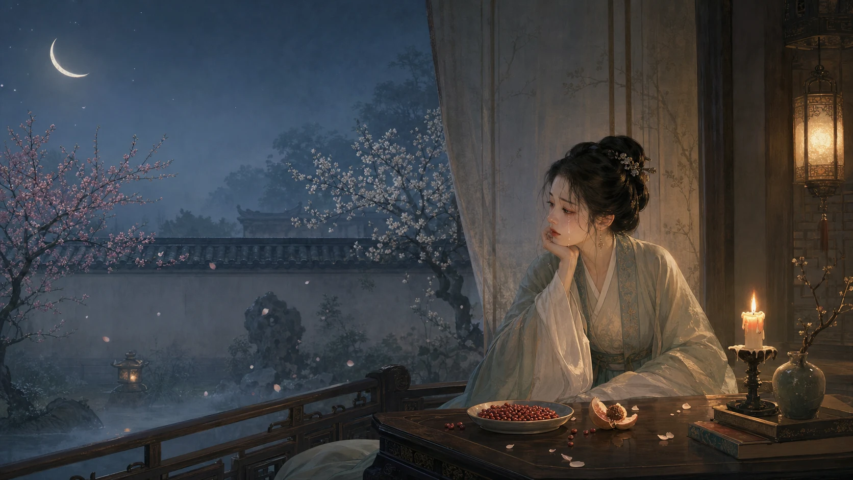 新月曲如眉