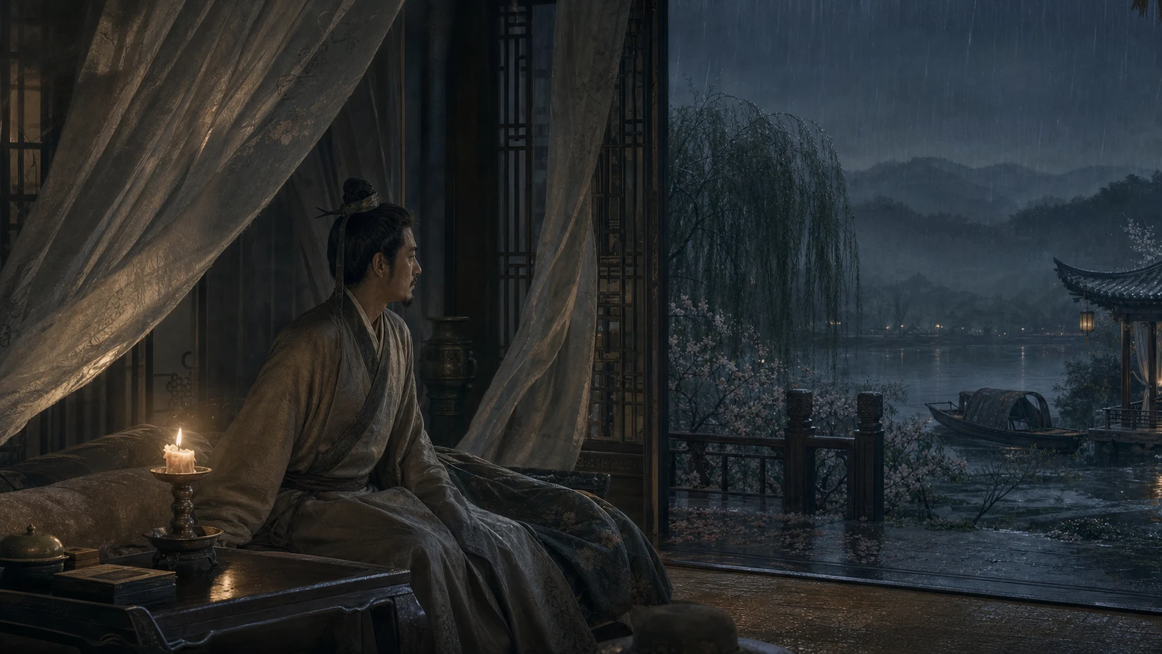 昨夜风兼雨