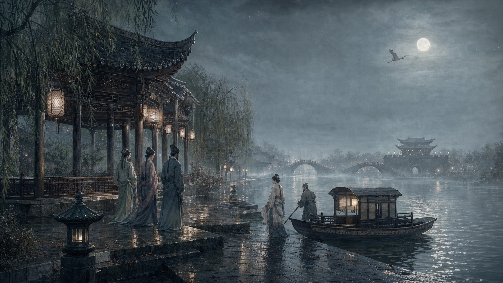 紫府东风放夜时