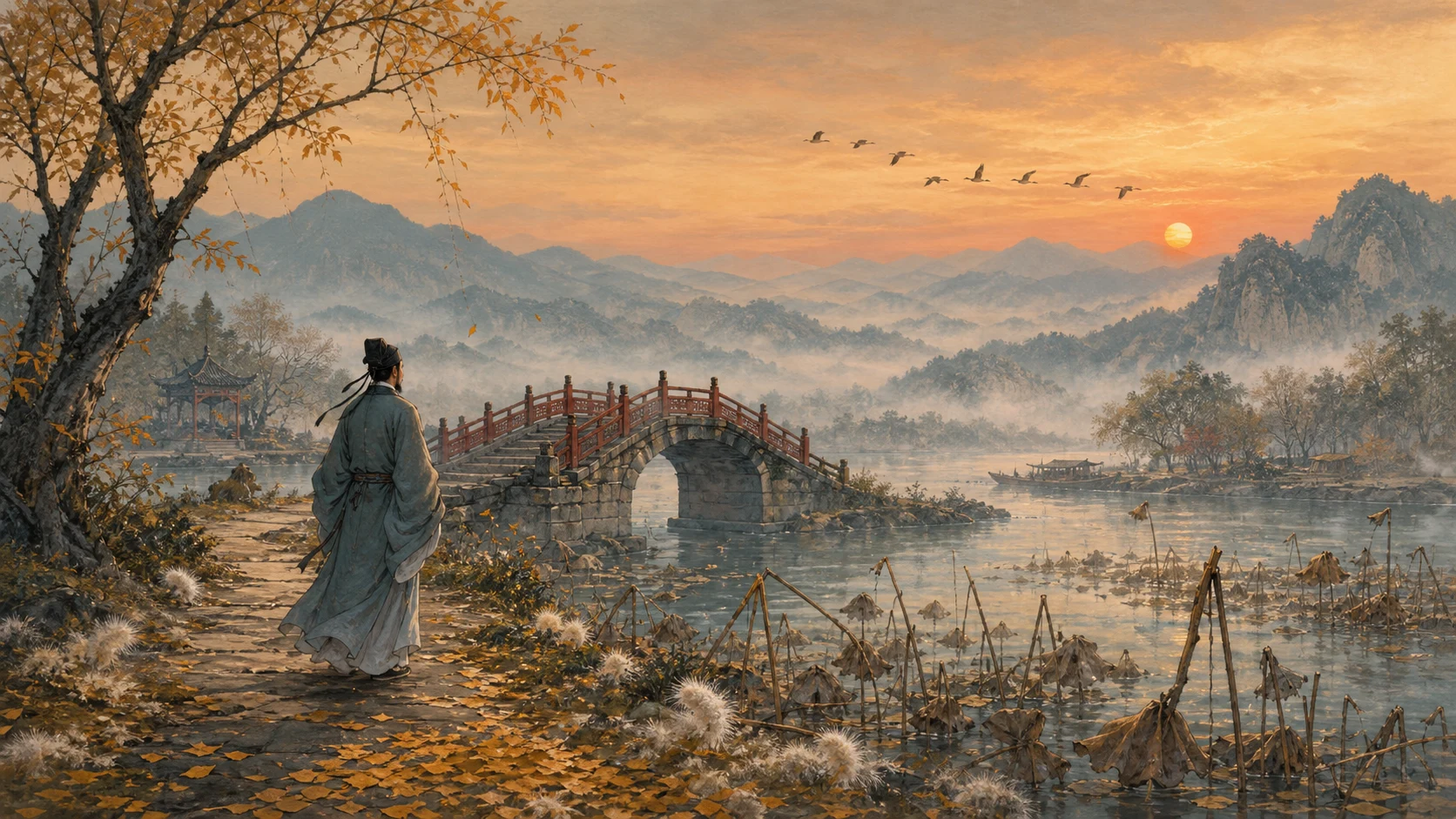 桃溪不作从容住