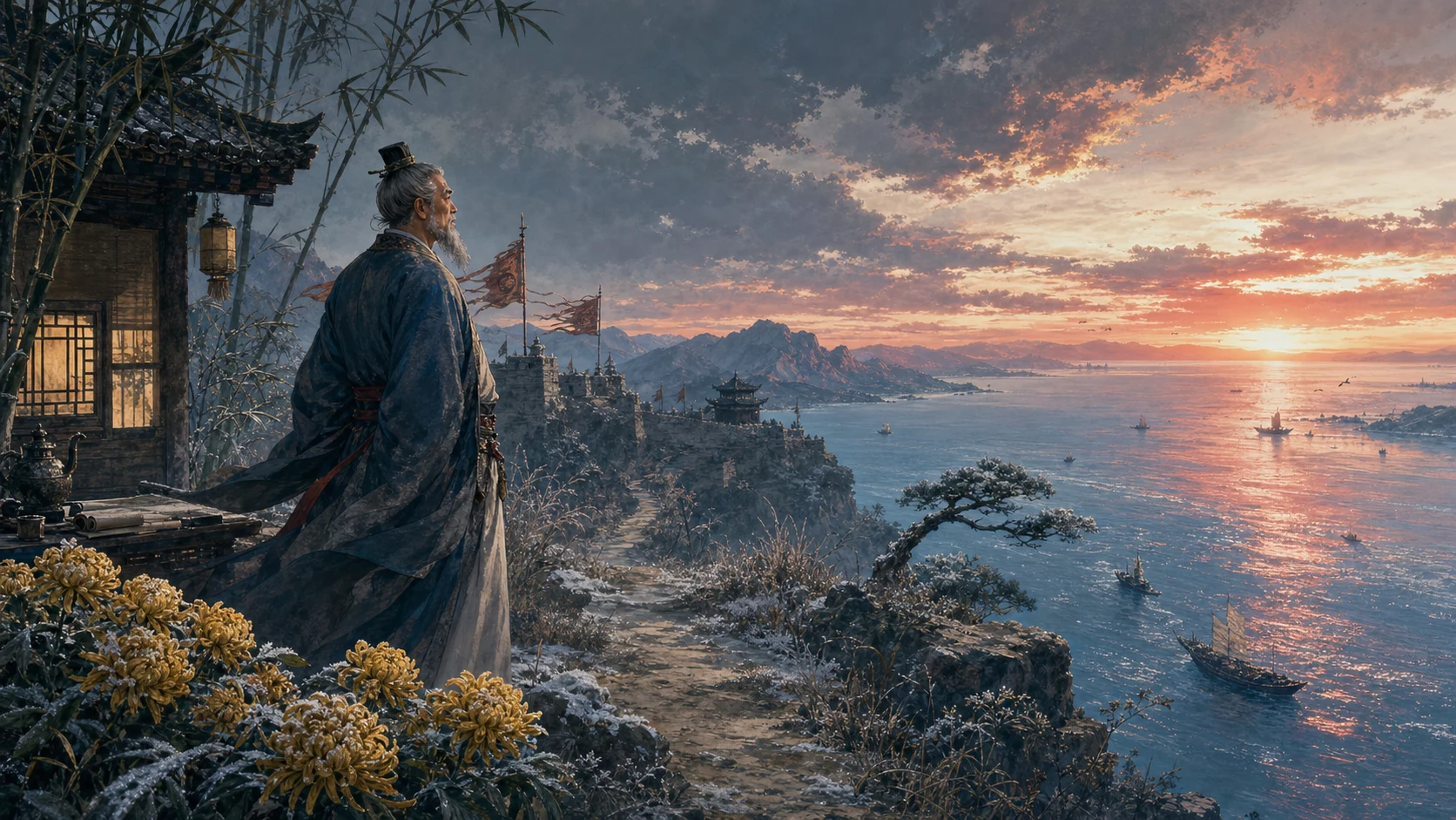 秋色渐将晚