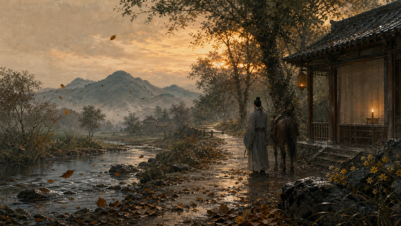 郊原初过雨