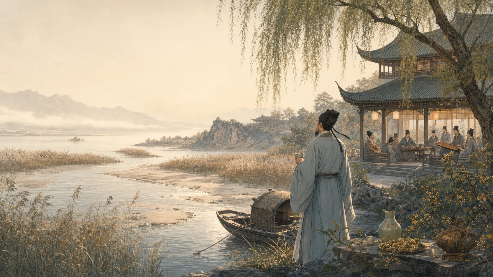 芦叶满汀洲