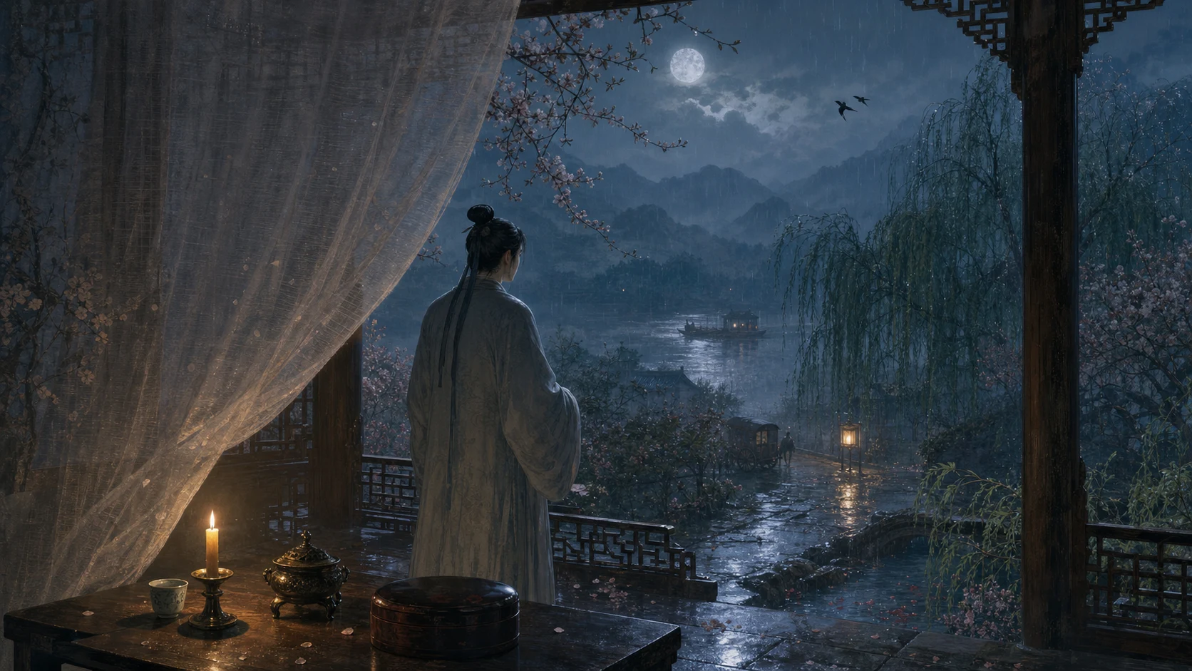 咏春雨
