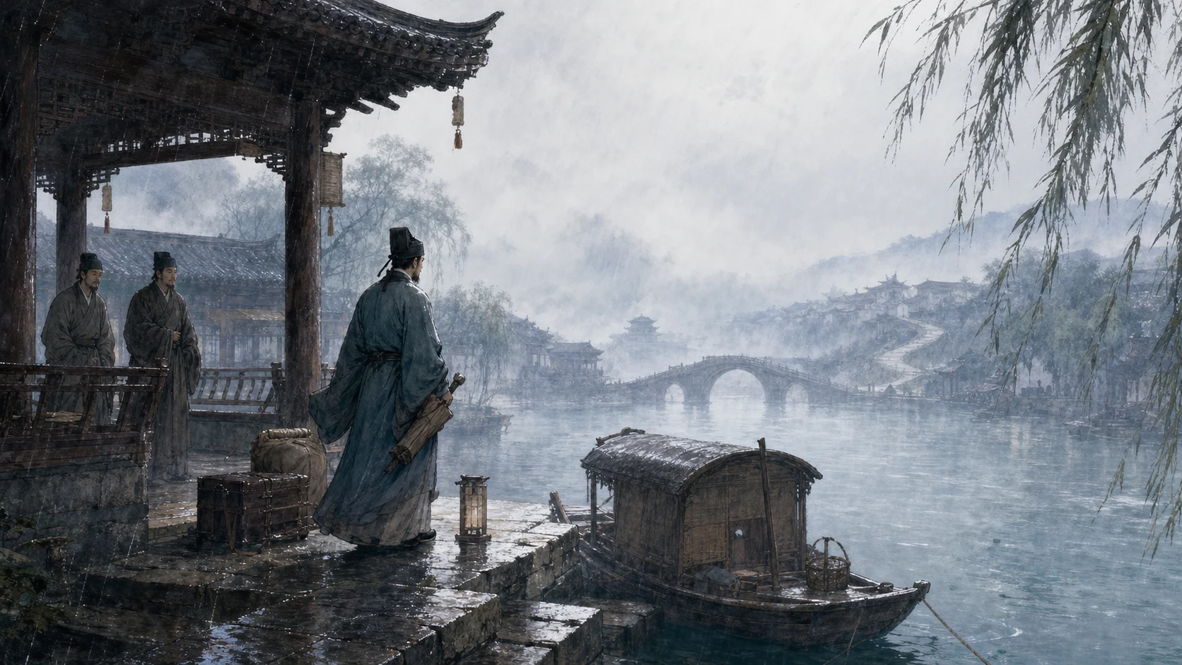 送陈真州子华