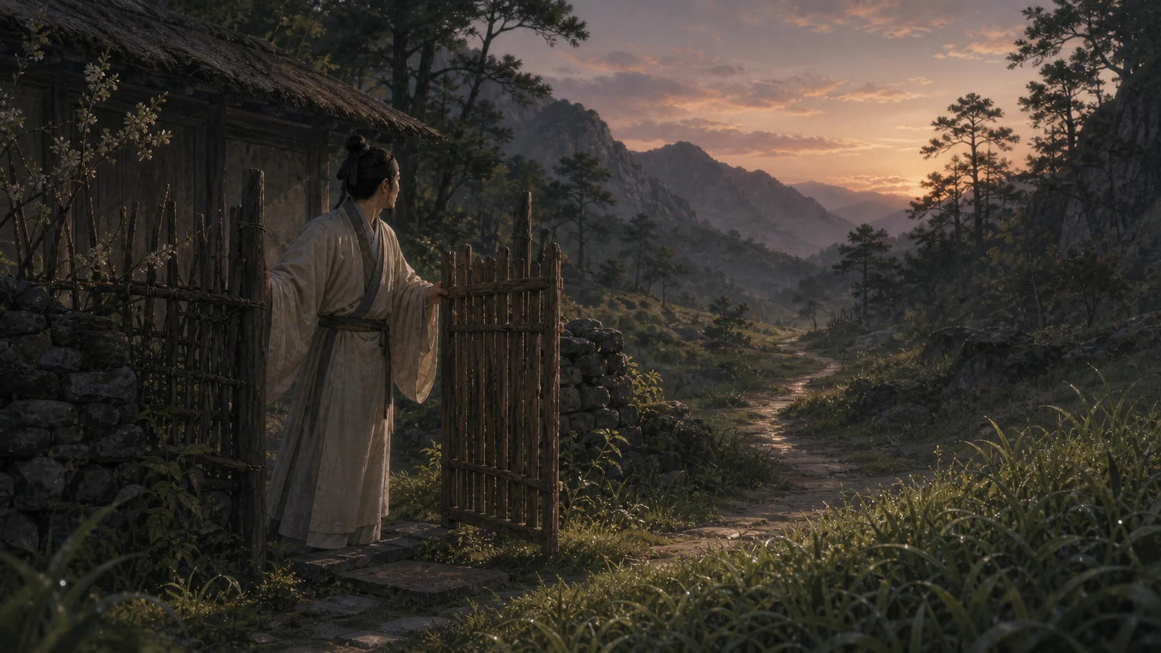山中送别