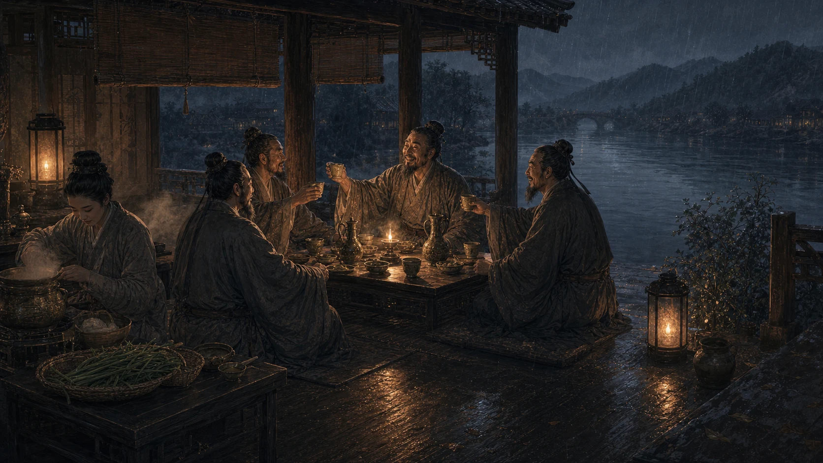 赠卫八处士