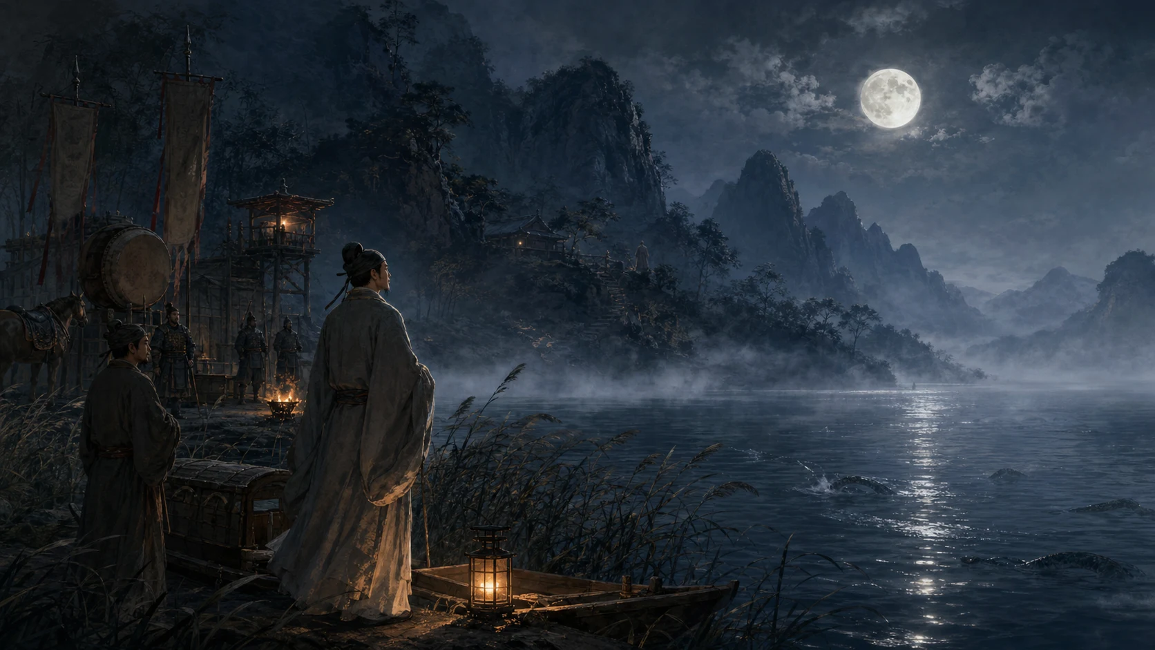 八月十五夜赠张功曹