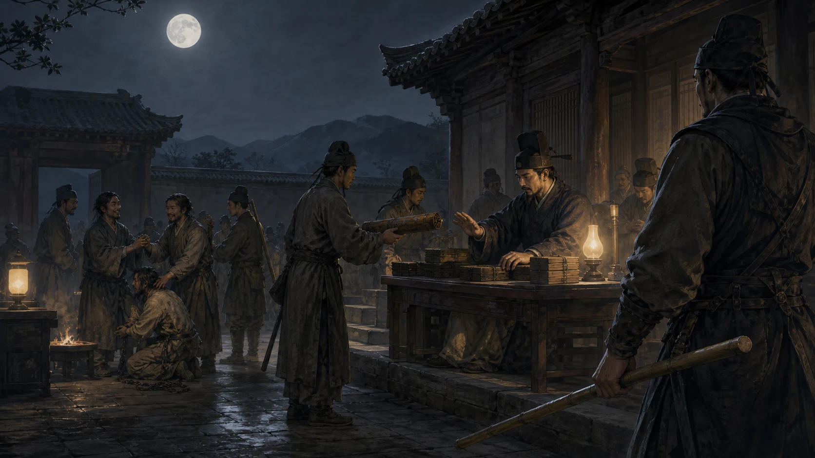 八月十五夜赠张功曹