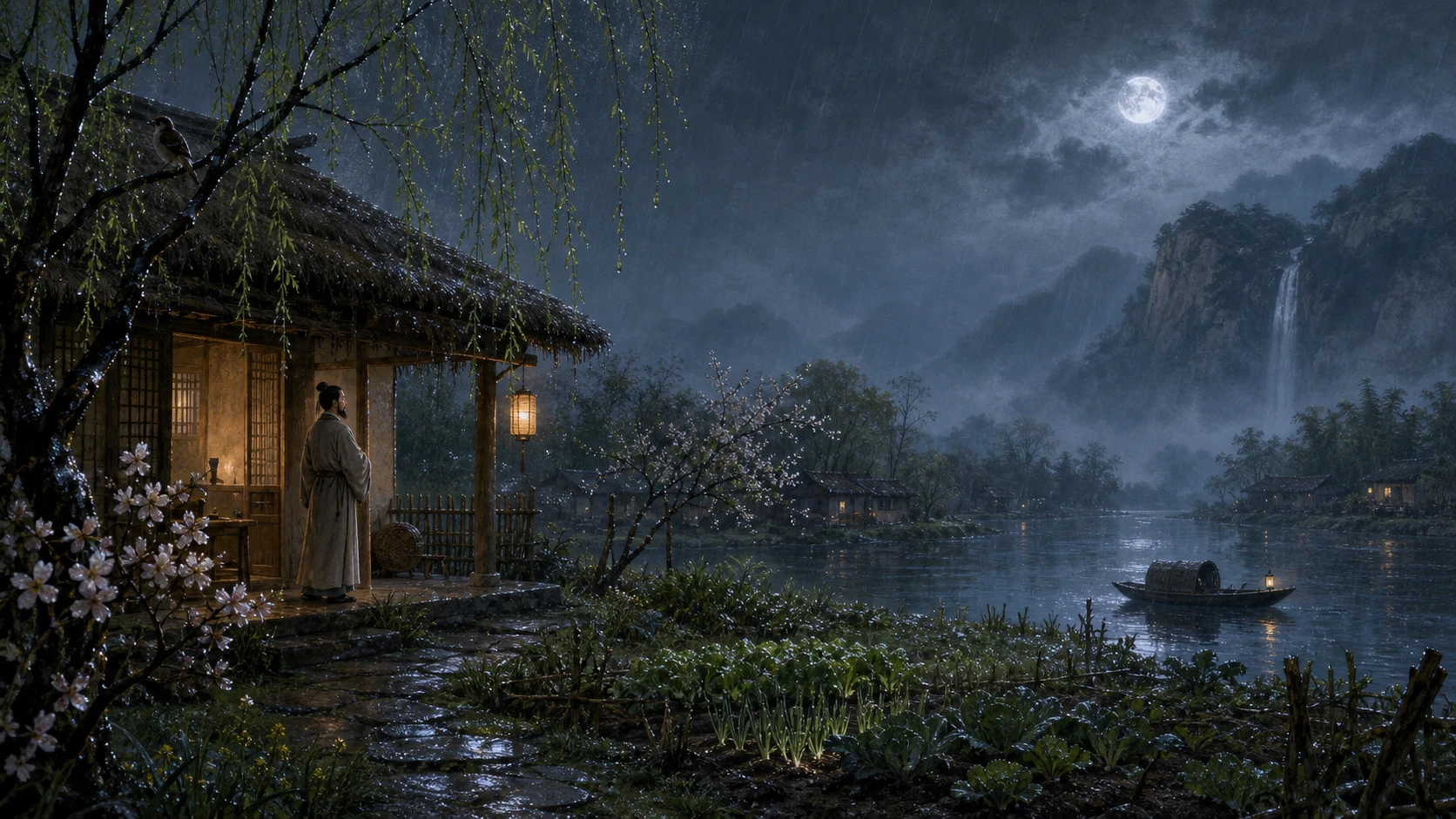 春夜喜雨