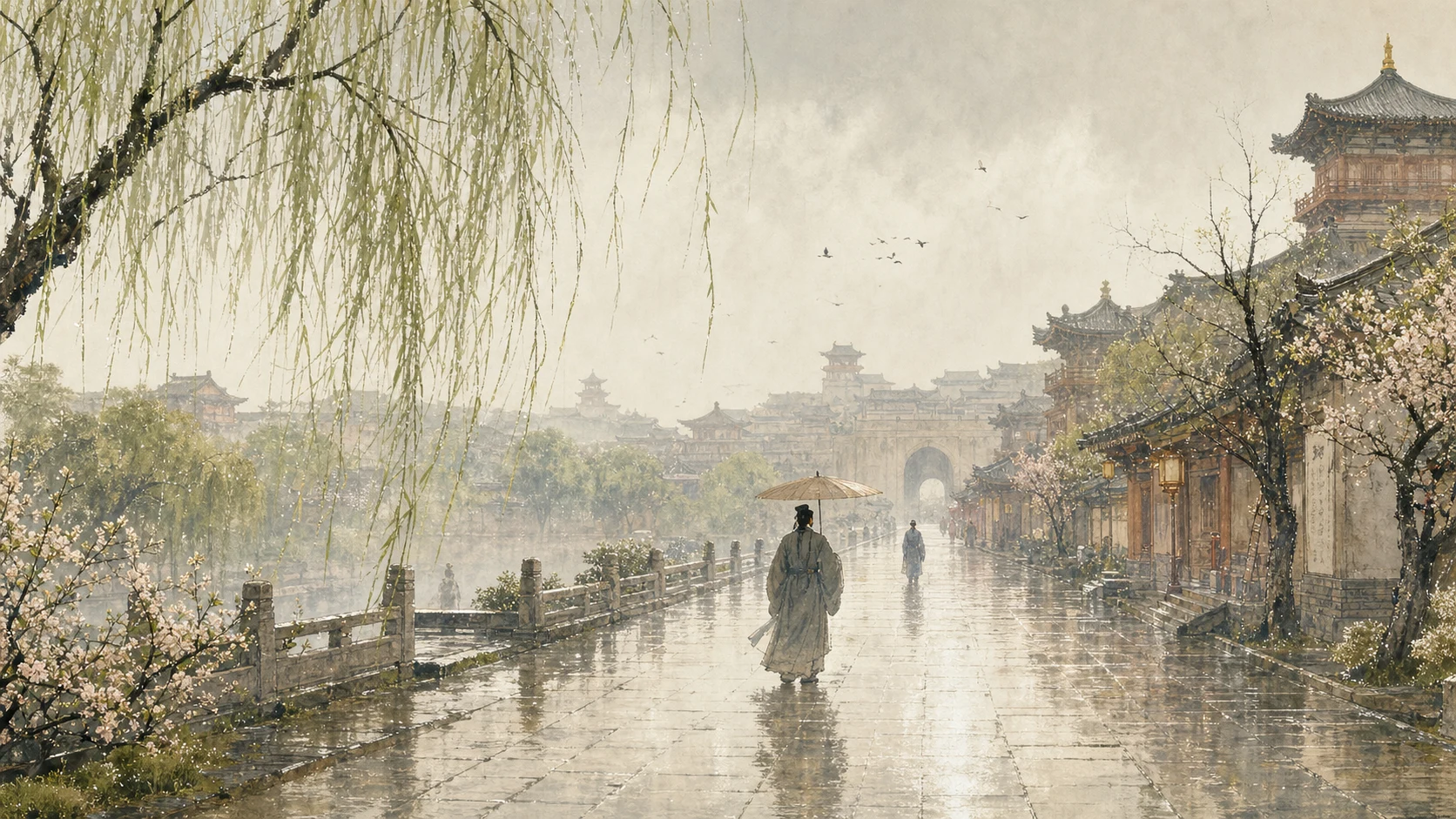 早春呈水部张十八员外
