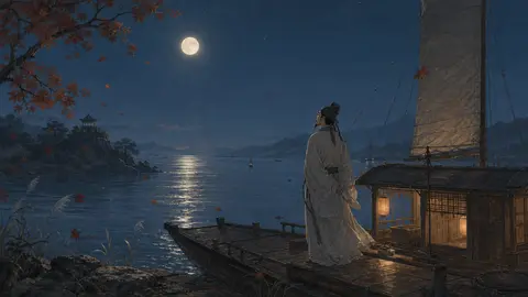 夜泊牛渚怀古
