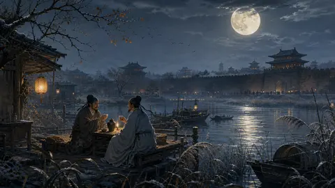 客夜与故人偶集