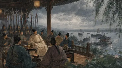 郡斋雨中与诸文士燕集