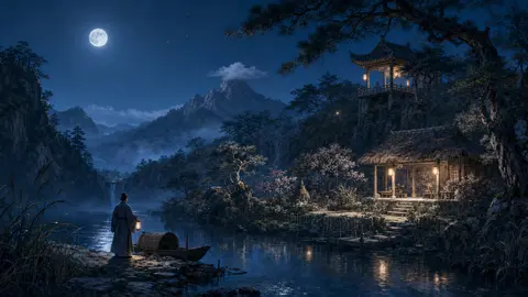 宿王昌龄隐居