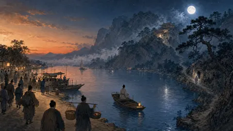 夜归鹿门山歌